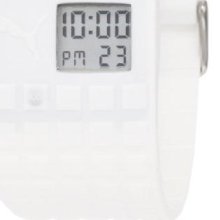 Puma White Pu910832001 Men'S Pu910832001 Cell Digital White Watch