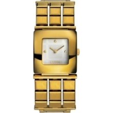 QM161.74.01 Mango Ladies Gold Cream Watch