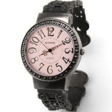 Quartz Round Dial Women Bracelet Watches