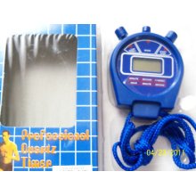 Quartz Stop Watch Sports Timer With Neck Cord