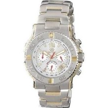 Reactor Critical Mass Men's Chronograph - Silver - Stainless & Gold -