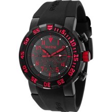 Red Line Men's 'RPM' Black Silicone Watch ...