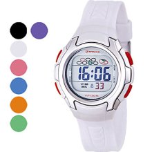 Resistant Women's Water PU Digital Automatic Sport Watches (Assorted Color)