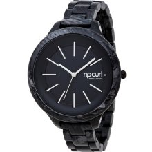 Rip Curl Horizon Acetate Watch in Black