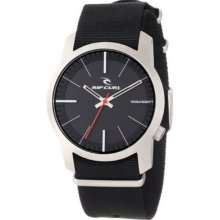 Rip Curl Men's A2544-blk Analog Nylon Webbing Strap Watch Rip Curl