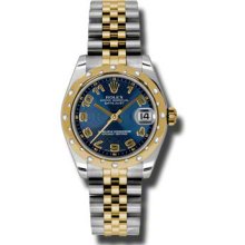 Rolex Datejust Midsize Diamonds 178343 bkcaj Men's Watch