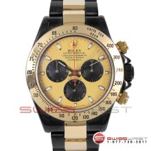 Rolex Daytona Two Tone 116523 DLC/PVD Coating Champagne Paul Newman