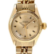 Rolex Ladies 14K Vintage Oyster Watch 8/10 Condition