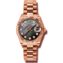 Rolex Lady Rose Gold President 31mm 178275 bmopd