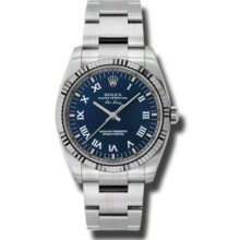 Rolex Watches AirKing White Gold Fluted Bezel 114234 blro