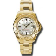 Rolex Watches YachtMaster MidSize Gold 168628 md