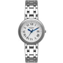 Rotary Ladies' Silver Sunray Dial Bracelet Watch- Lb700047/21