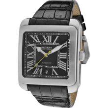 Rotary Men's Editions Automatic/Mechanical Black Leather