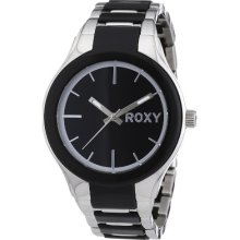 Roxy Ladies Midnight Analogue Watch W221bfablk With Stainless Steel Strap And Acetate Case