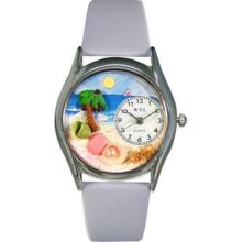 S-1210010 Palm Tree Watch Classic Silver