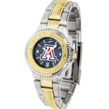 San Diego Toreros Competitor AnoChrome Ladies Watch with Two-Tone Band