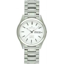 Sartego Snt110 Mens Titanium White Dial Dress Watch