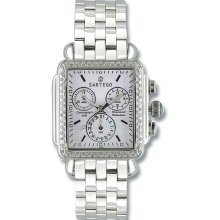 Sartego Unisex Diamond Chronograph White Dial SDWT391S