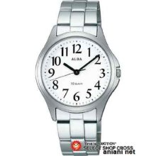 Seiko Alba Ingenu Quartz Men's Aabs025 White X Silver Watch