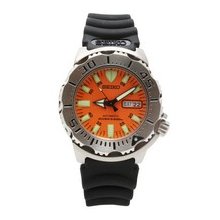 Seiko Divers Automatic 200m Rubber Strap Orange Monster SKX781K3