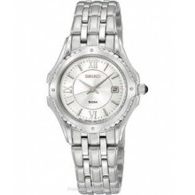 Seiko Le Grand Sport Ladies - White Dial - Stainless Steel - Cabochon