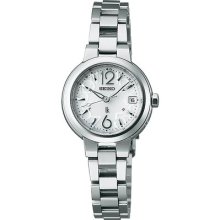 Seiko Lukia Ssvw015 Solar Radio Wave Ladies Watch