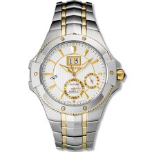 Seiko Men's Kinetic Coutura Perpetual Calendar Two Tone SNP008