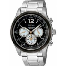 Seiko Mens Watch Chronograph Tachymeter SRW011