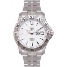 Seiko SNZJ31 Mens Watch Stainless Stee Seiko 5 White Dial Automatic