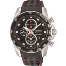 Seiko Sportura Chronograph Tachymeter Watch SNAE69P2 SNAE69P SNAE69