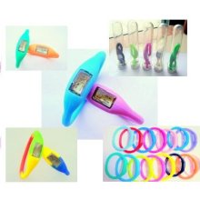 Silly Cute Bands Elastic Digital Watch Bracelet 16cm Color Chosen At R