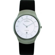 Skagen 533ltlw Mens White Black Watch Rrp Â£109