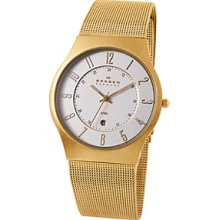 Skagen Denmark Men's Gold Mesh Watch Men's