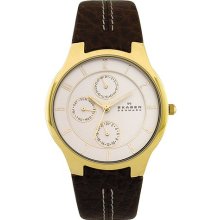 Skagen Gents Watch Slimline Leather 433Xlgl1