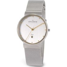 Skagen Men's Stainless Steel Mesh 355LGSC Watch