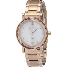 Skagen Steel Collection Mother-of-Pearl Dial Women's Watch #457SRRX