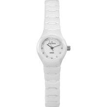 Skagen Women's 816XSWXC1 White Ceramic Analog Quartz Watch with White Dial