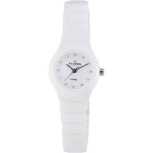 Skagen Women's White Ceramic Crystal Watch (Skagen Women's Ceramic White Crystal Dial Watch)