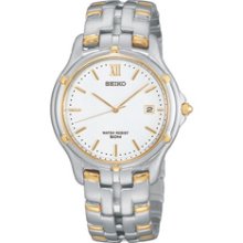 SLC028 -- Seiko Le Grand Sport Men's two-tone bracelet w/white dial