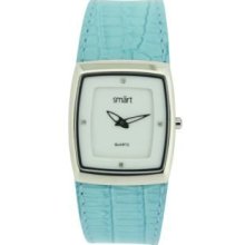 Smart Ladies Watch With White Dial And Blue Strap