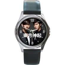 So Cute Dbsk Tvsq Tohoshinki æ±æ–¹ç¥žèµ· Collectible Silver/gold Tone Round Metal Watch