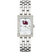 South Carolina Gamecocks Women's Allure Watch with Stainless Steel Bracelet