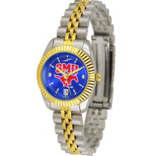 Southern Methodist Mustangs Executive AnoChrome-Ladies Watch