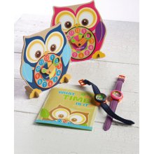 SPROUT Watches 'What Time Is It?' Clock & Watch Set