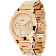 Steel by Design Multi-Function High Polished Watch - Rose - One Size