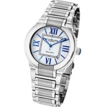 Stuhrling Original 428 33112 Tribune Swiss Quartz Stainless Steel Mens Watch