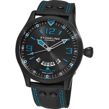 Stuhrling Original Men's 141a.335551 Eagle Brigade Black Pvd Case,