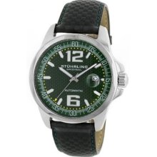 Stuhrling Original Men's 175.3315d5 Octane Concorso Automatic Date Green Watch