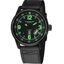 Stuhrling Original Watches Men's Tuskegee Skymaster Automatic Black/G