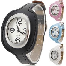 Style Women's Fashionable Alloy Analog Quartz Wrist Watch (Assorted Colors)